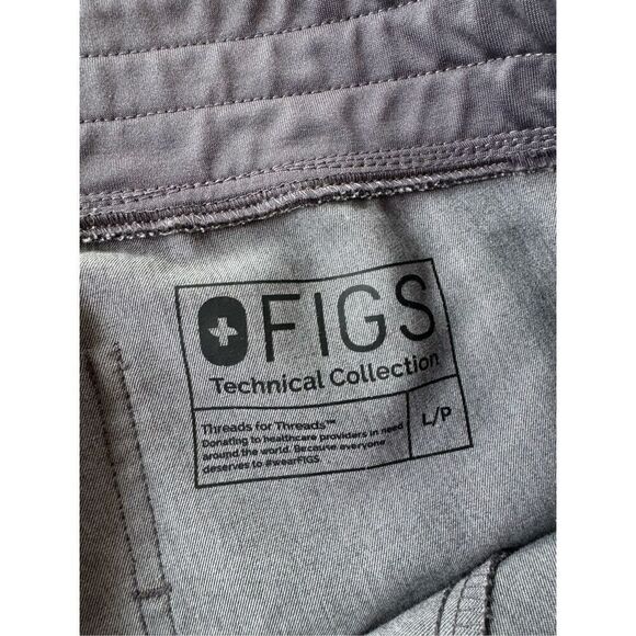 Figs Zamora Cargo Jogger Scrub Pants, Women’s L/P, Gray - Picture 7 of 7